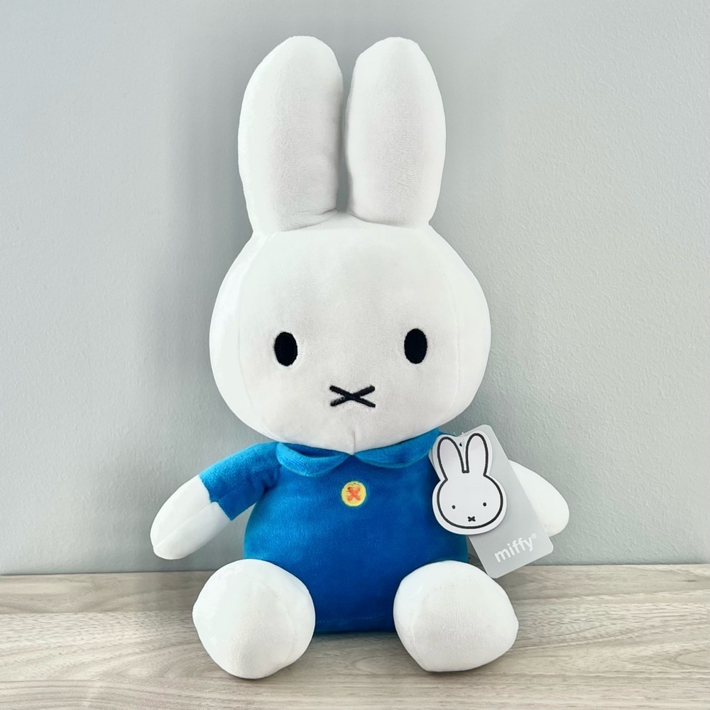 Miffy Classic Blue Plush 8” | White and Blue | NWT